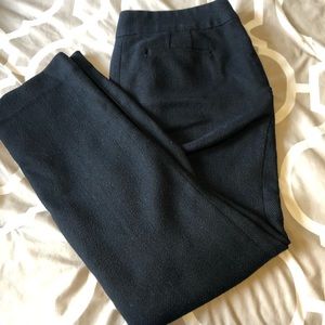 Loft chevron pattern cropped work pant